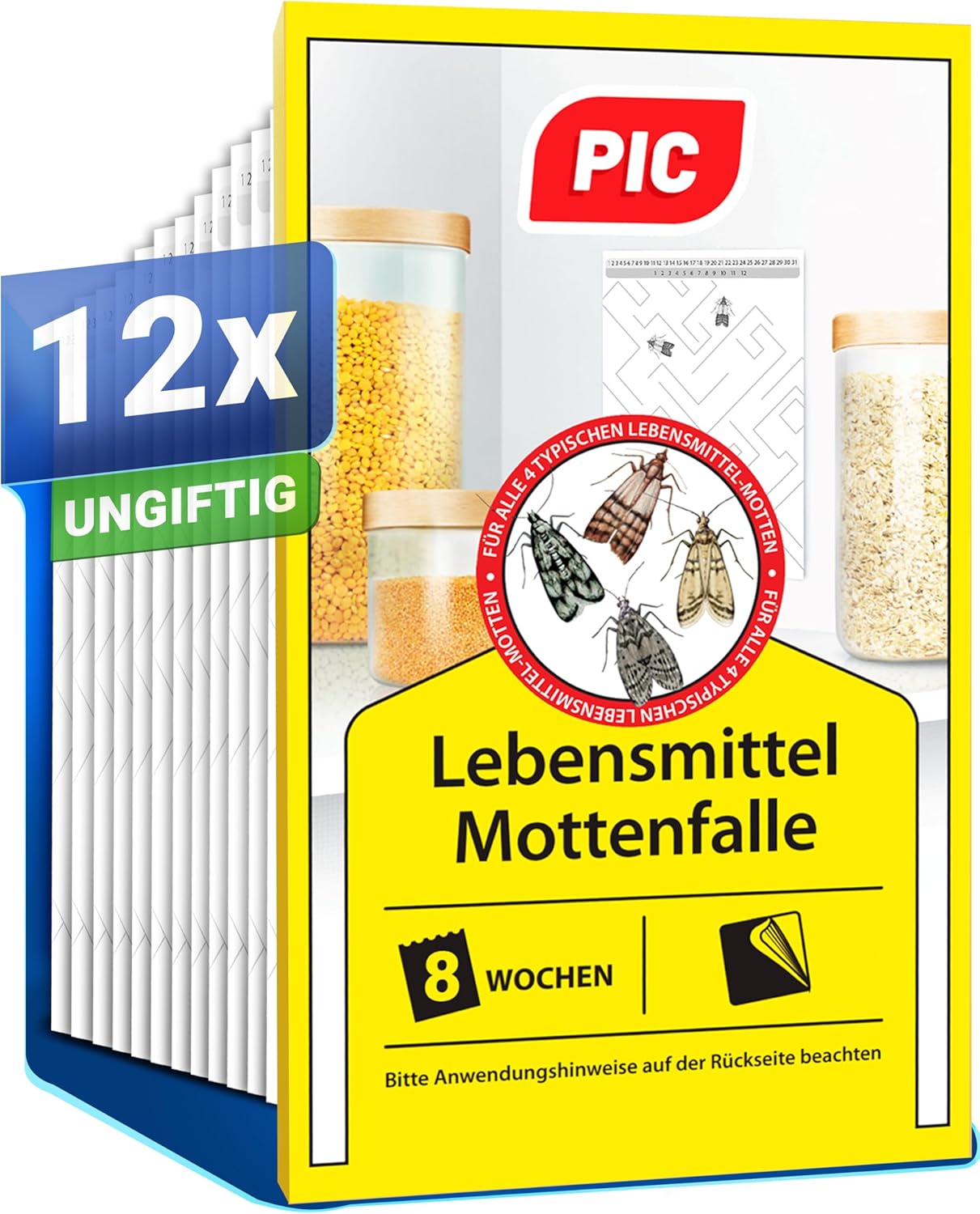 Effektive Lebensmittelmotten-Fallen: Die PIC Lösung für Ihre Küche