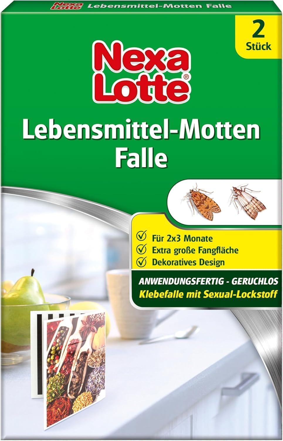 Effektiver Mottenstopp: Nexa Lotte Lebensmittel-Motten Falle im Test