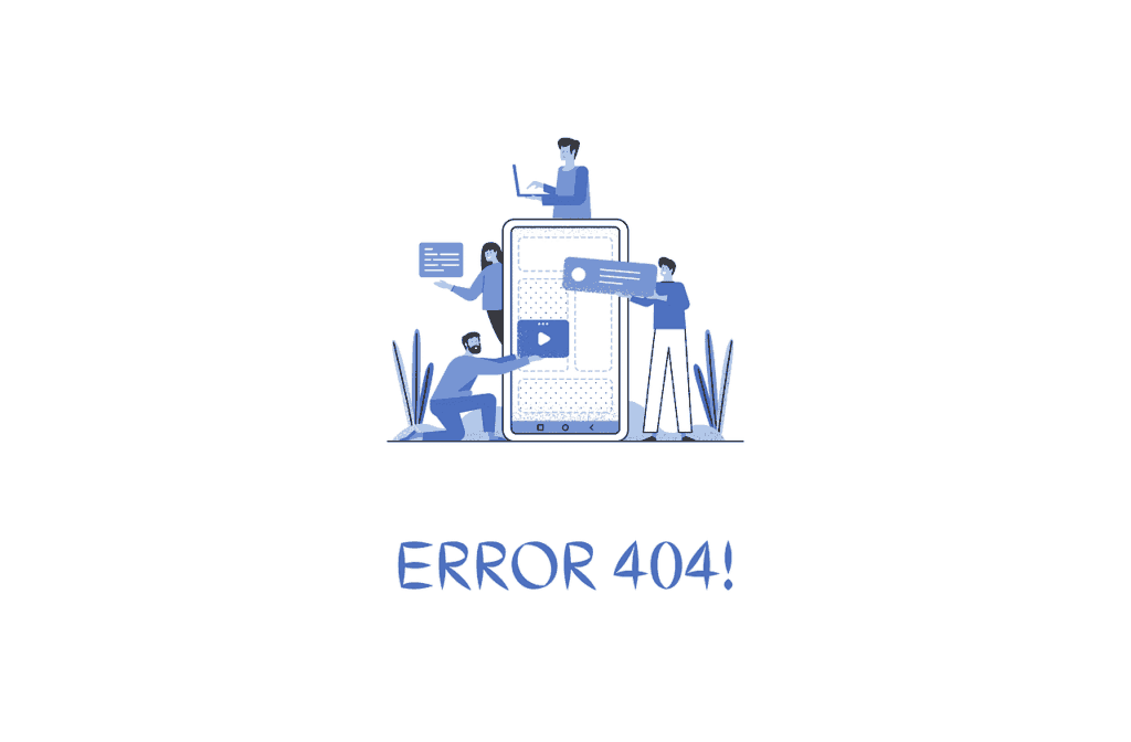 Team behebt einen 404-Fehler in einer mobilen App. Fehler 404!