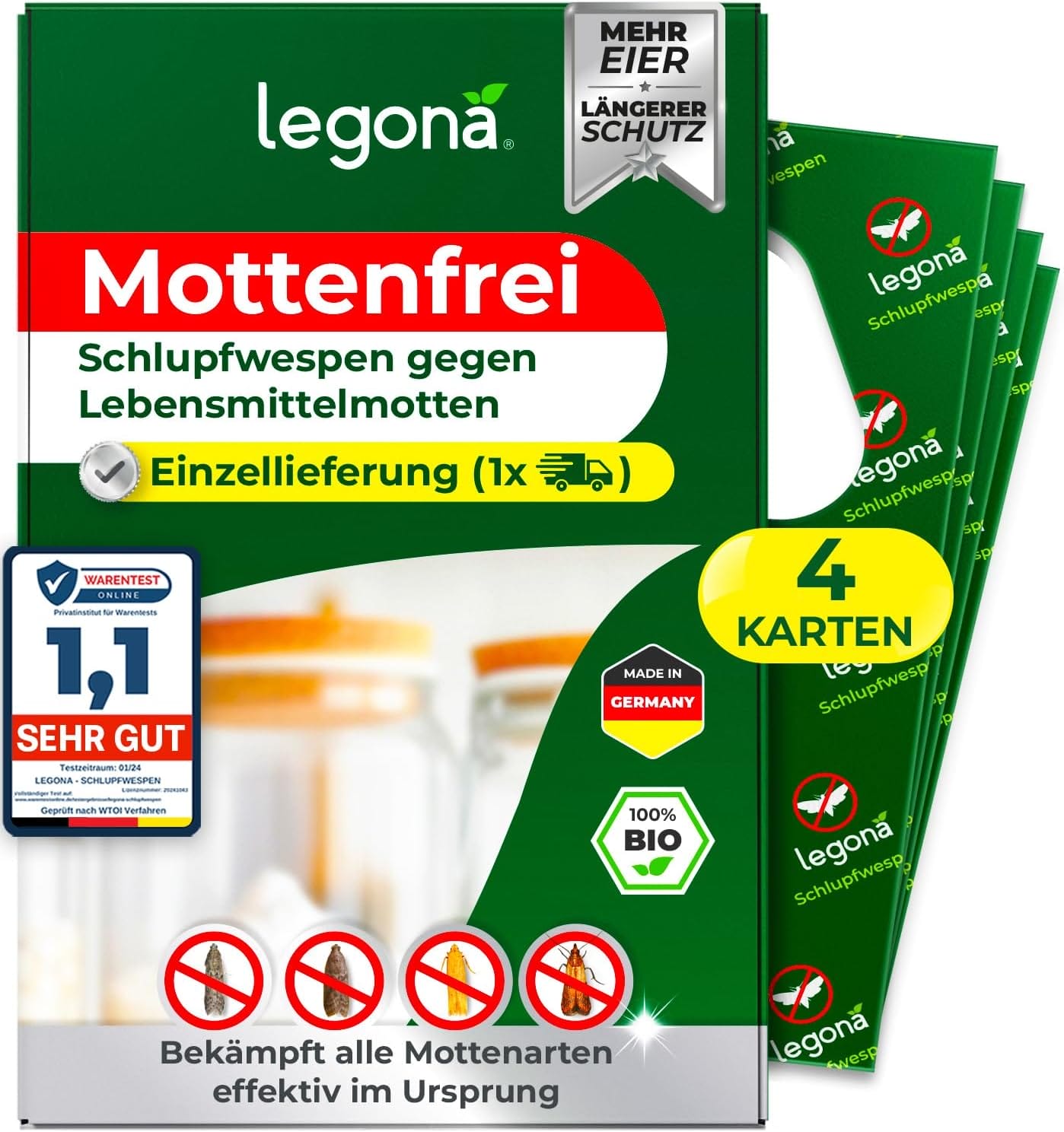 Legona® Schlupfwespen: Der effektive Schutz gegen Lebensm …