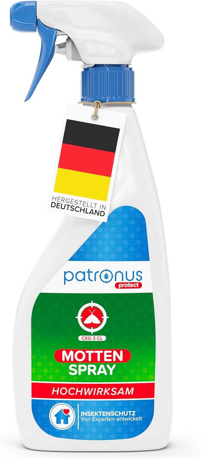 Patronus Mottenspray 500 ml: Effektiver Schutz gegen Motte …
