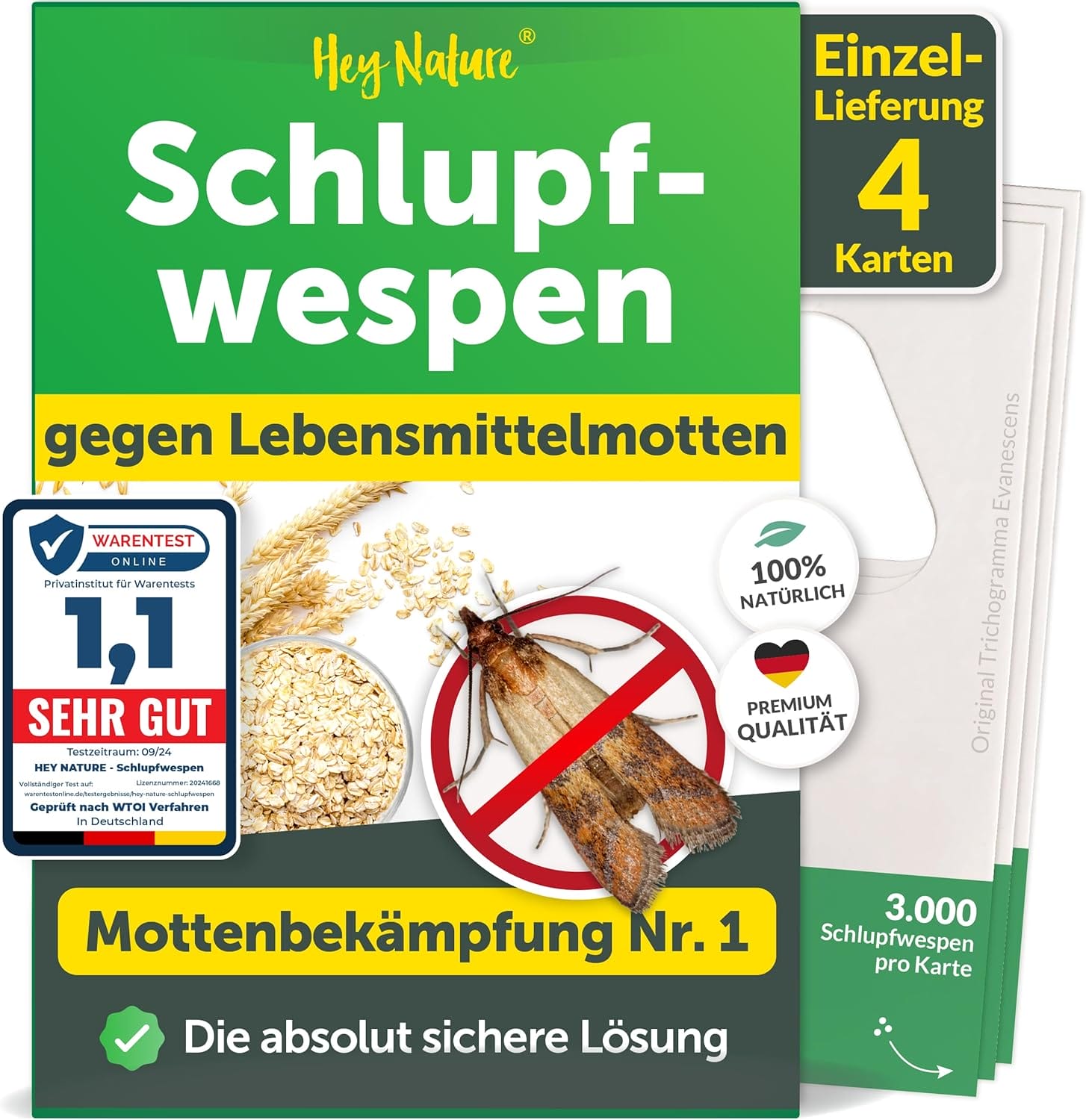 Effektive Lebensmittelmottenbekämpfung mit Schlupfwespen - Die natürliche Lösung!