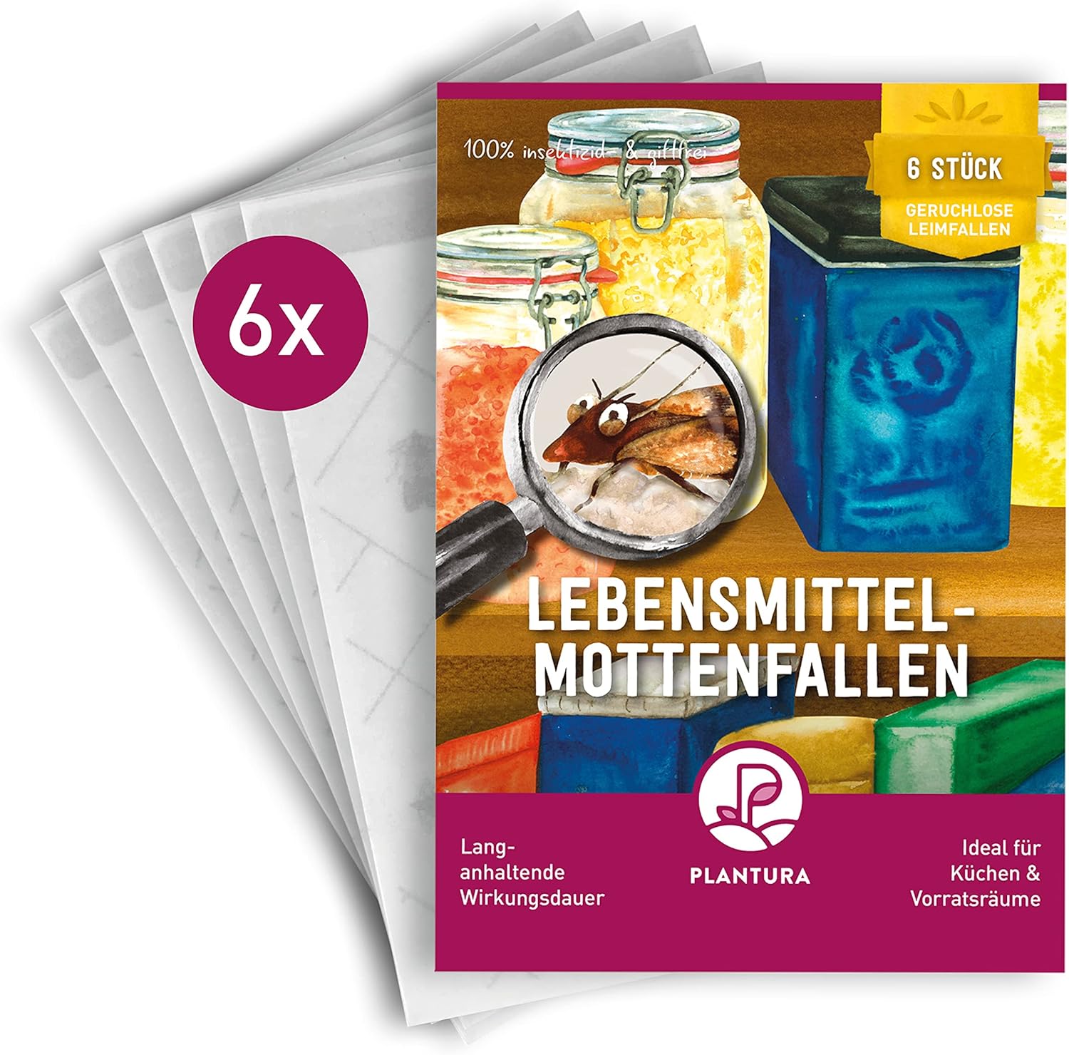 Effektive Mottenbekämpfung: Die geruchlosen Plantura Lebensmittel-Mottenfallen im Test
