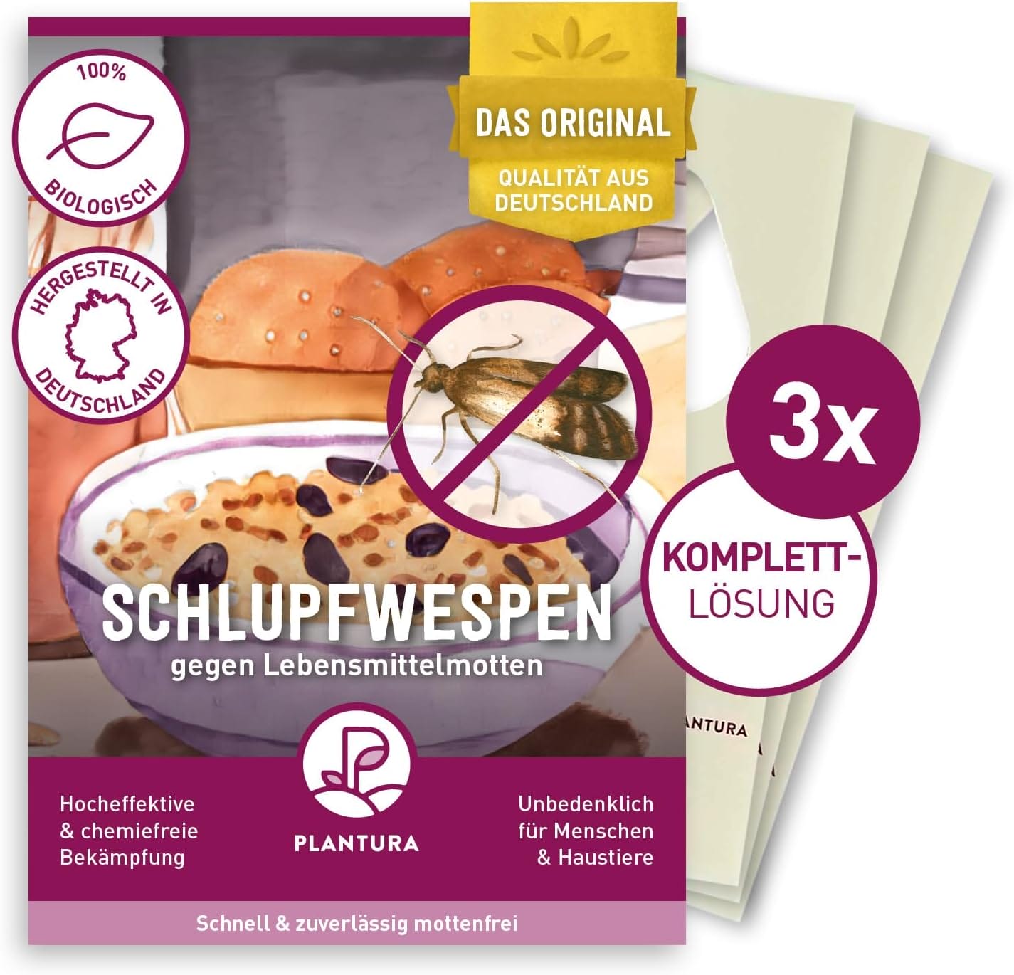 Effektive Mottenbekämpfung: Plantura Schlupfwespen im Tes …