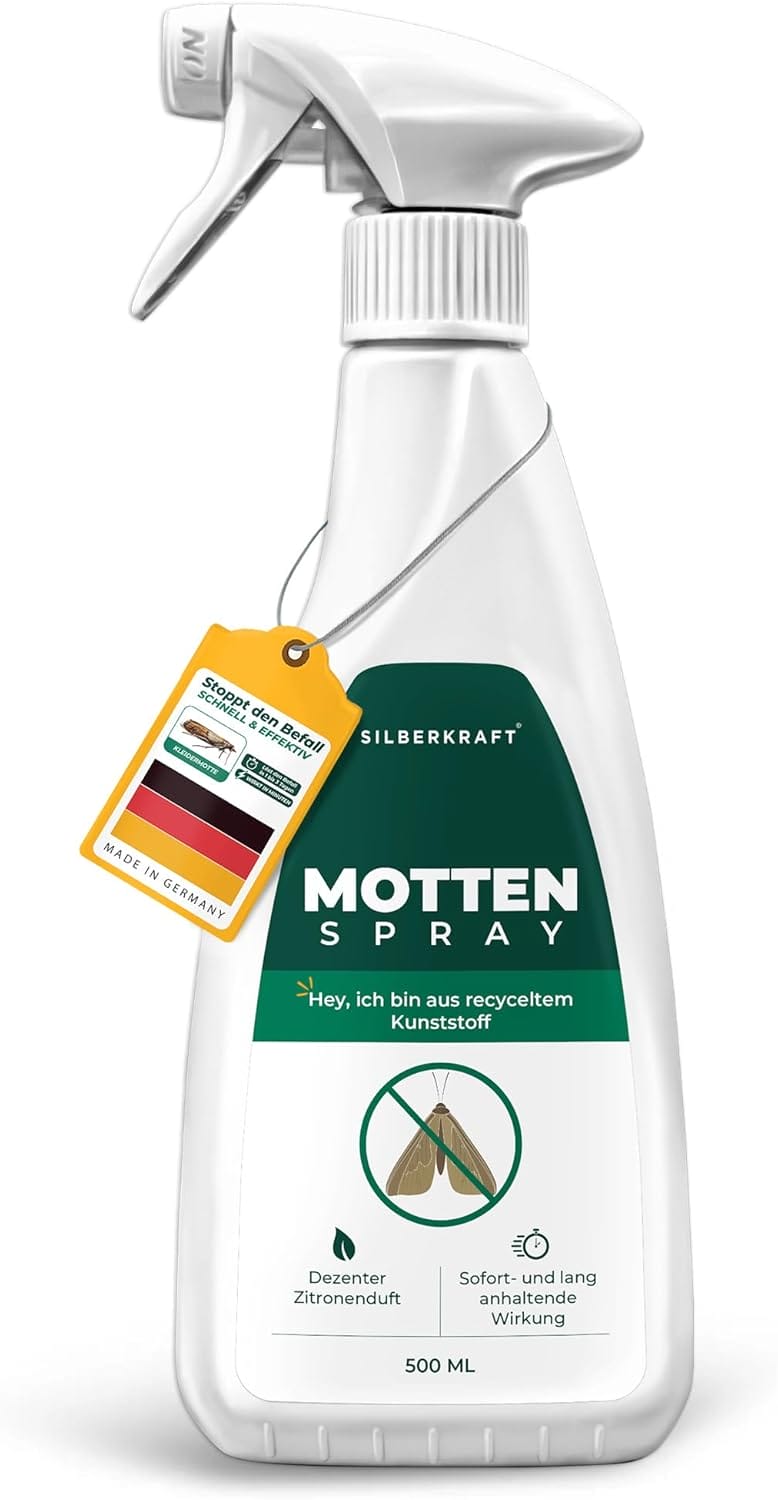 Effektiver Motten-Killer: Silberkraft Mottenspray im Test