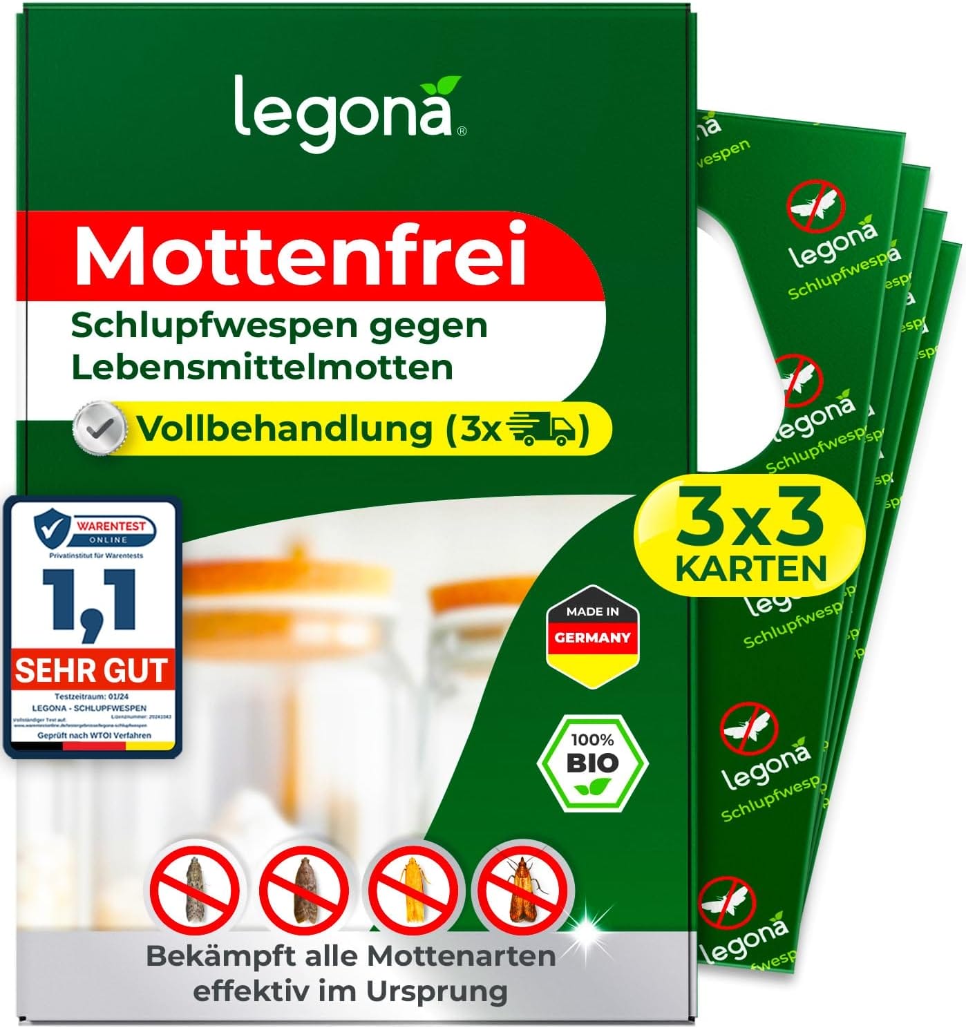 Effektiver Mottenschutz: Legona® Schlupfwespen gegen Lebe …