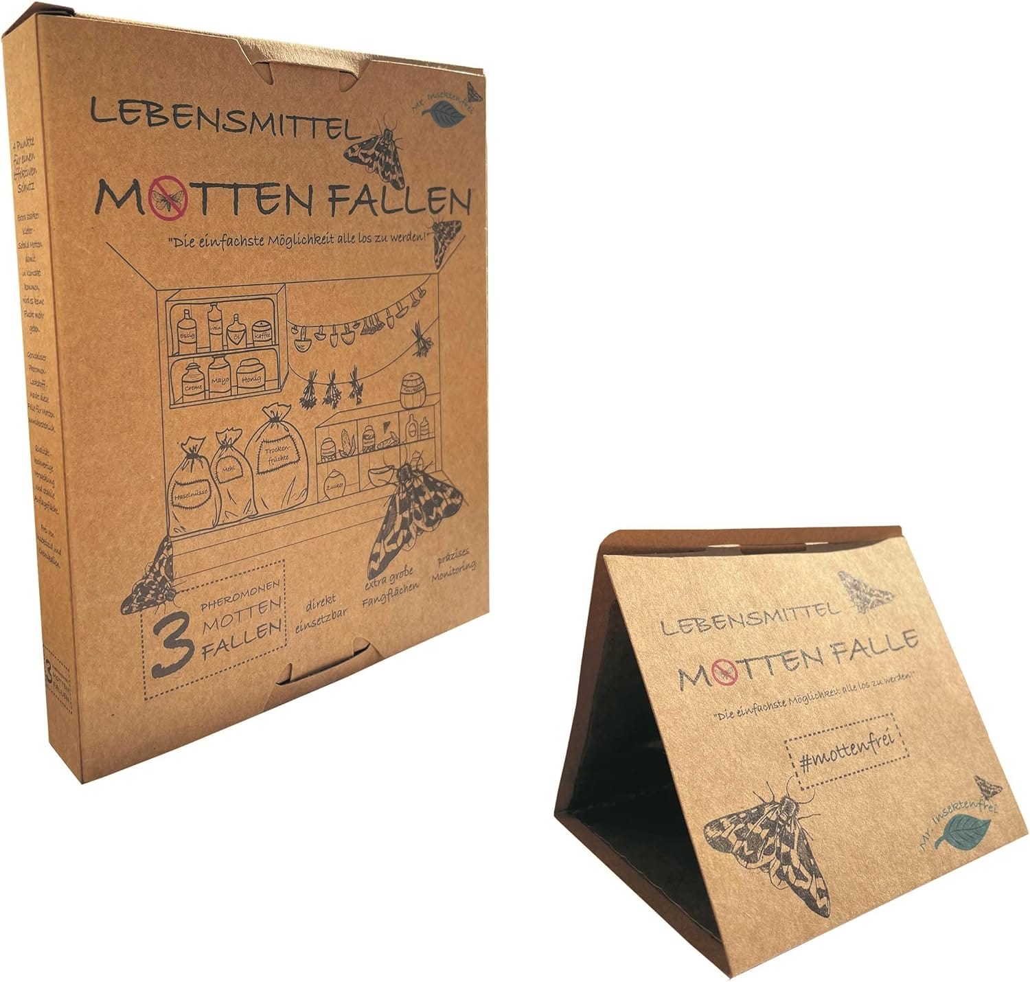 Mr. Insektenfrei: Effektive Mottenfalle für Lebensmittel – Sicher und einfach gegen Speisemotten!