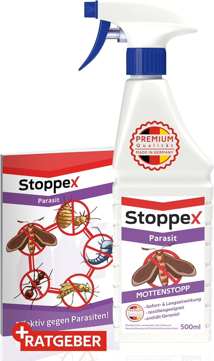 Stoppex® Mottenstopp: Sofortige Hilfe gegen unerwünschte Plagegeister!