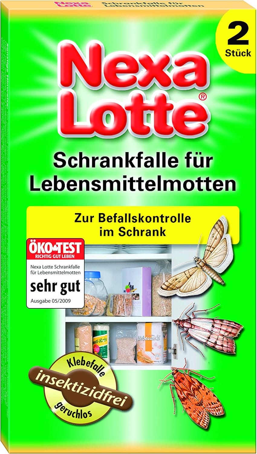 Die perfekte Lösung gegen Lebensmittelmotten: Nexa Lotte Schrankfalle im Test