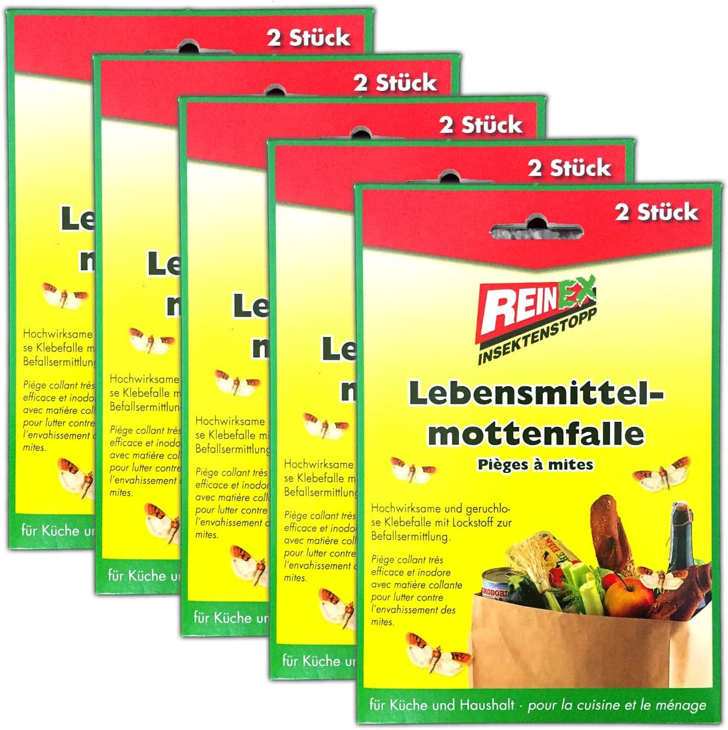 Effektive Bekämpfung von Lebensmittelmotten: HAC24 5x2 Pheromonfallen im Test