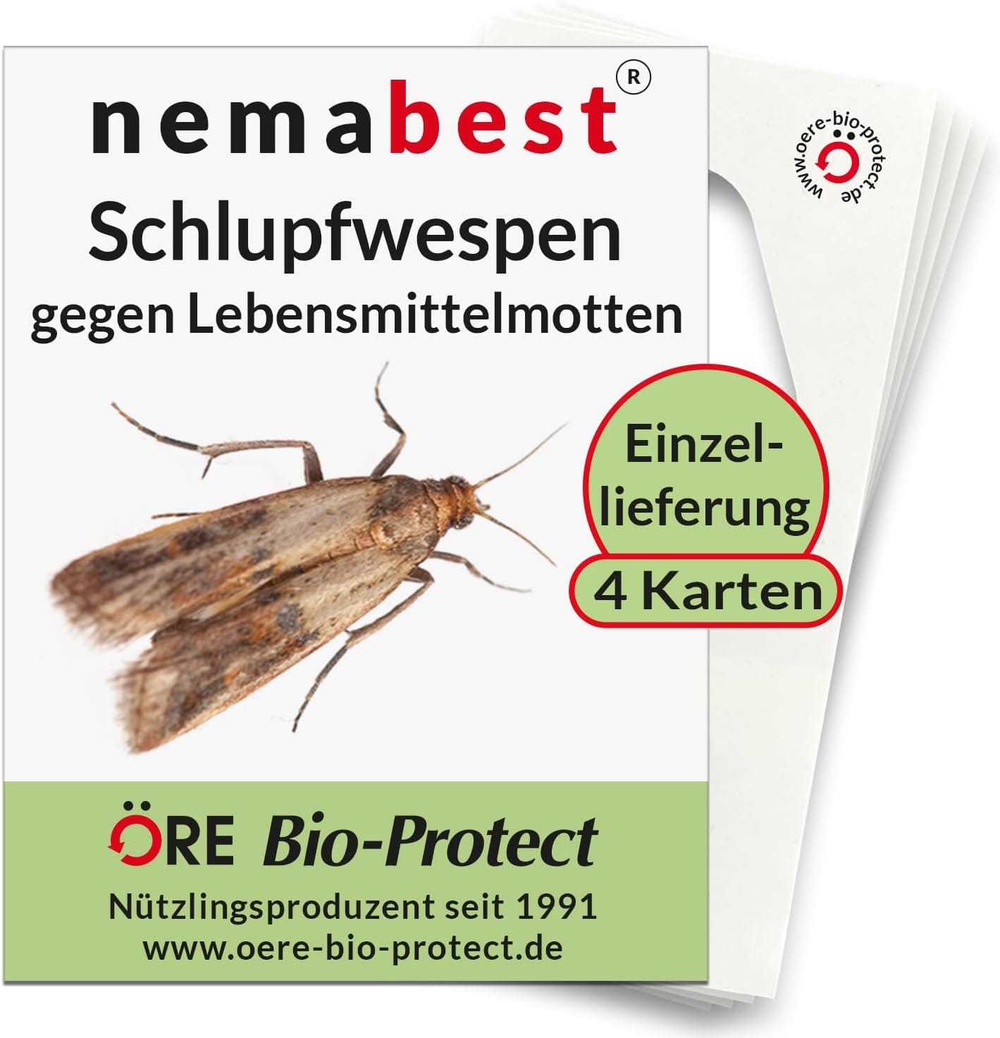 Effektive Bekämpfung von Lebensmittelmotten: nemabest® Schlupfwespen im Test