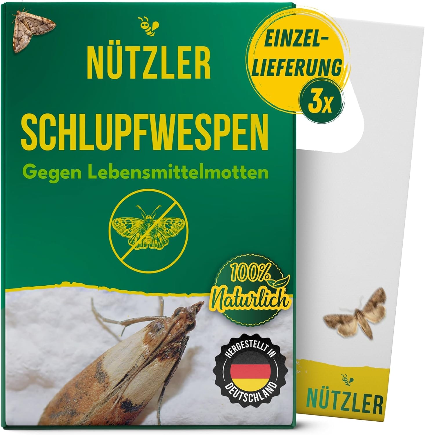 Effektive Mottenbekämpfung: Nuetzler® Schlupfwespen im Test!