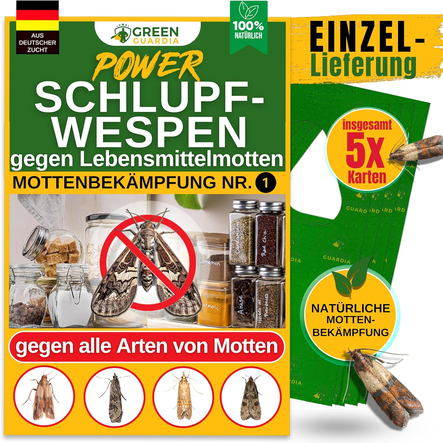 Lebensmittelmotten Effektiv Bekämpfen: GREEN GUARDIA Schlupfwespen im Test