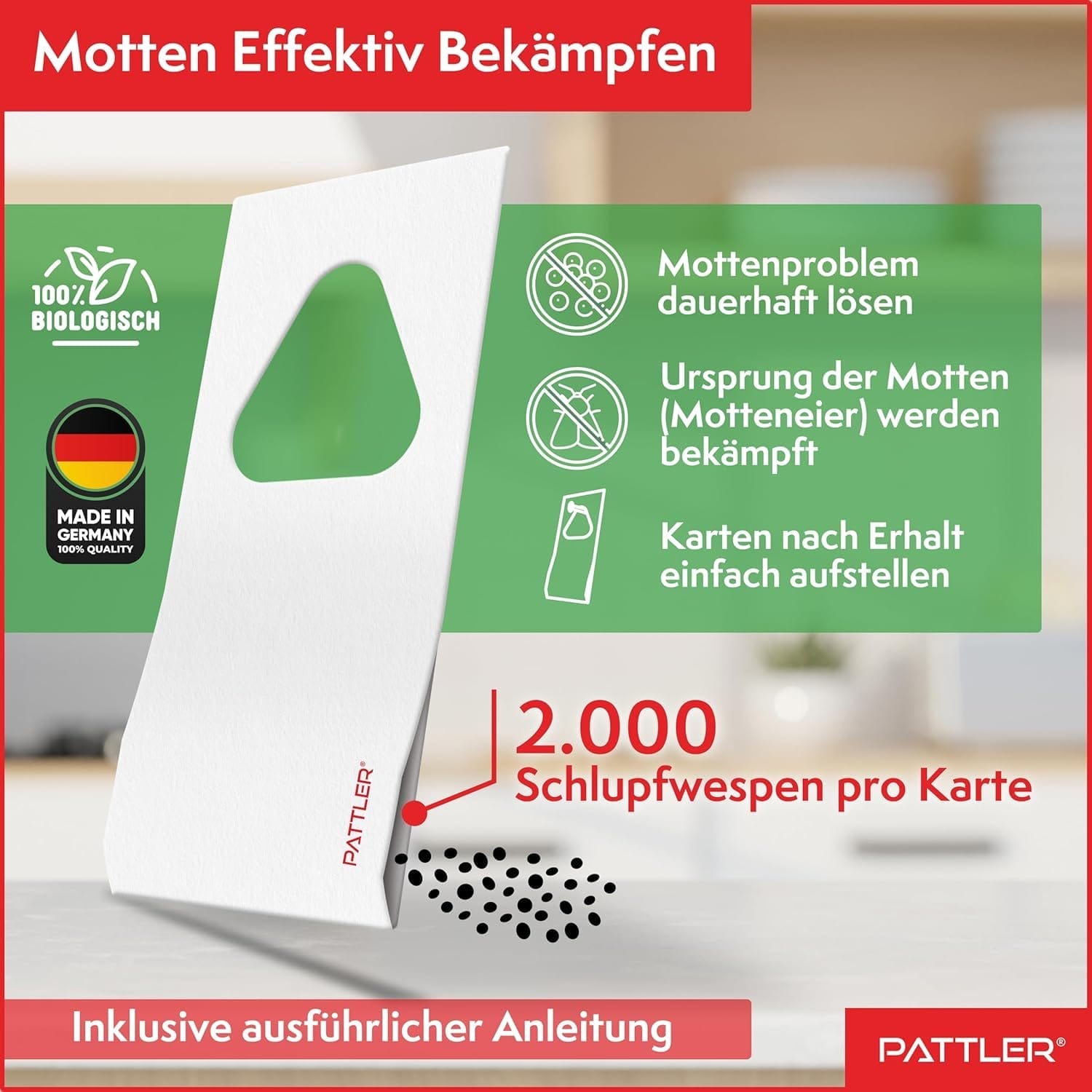 Schlupfwespen gegen Kleidermotten: Die effektive Lösung für mottenfreie Kleidung!