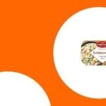 Dreistern Schinkennudeln in cremiger Sauce. Fertiggericht mit Nudeln und Schinken. Preisklar.de